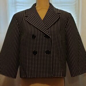 hip length double breasted jacket